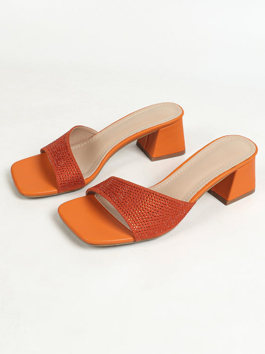 Elegant open toe square toe sandals